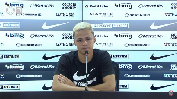 Matheus Araújo é um dos destaques da equipe Sub-20 do Timão