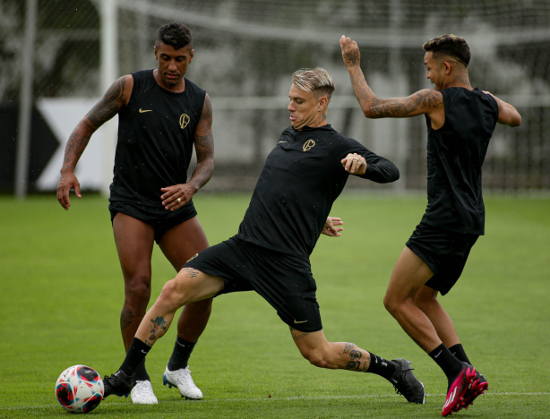 Corinthians fechou a sua prepara��o no CT Joaquim Grava