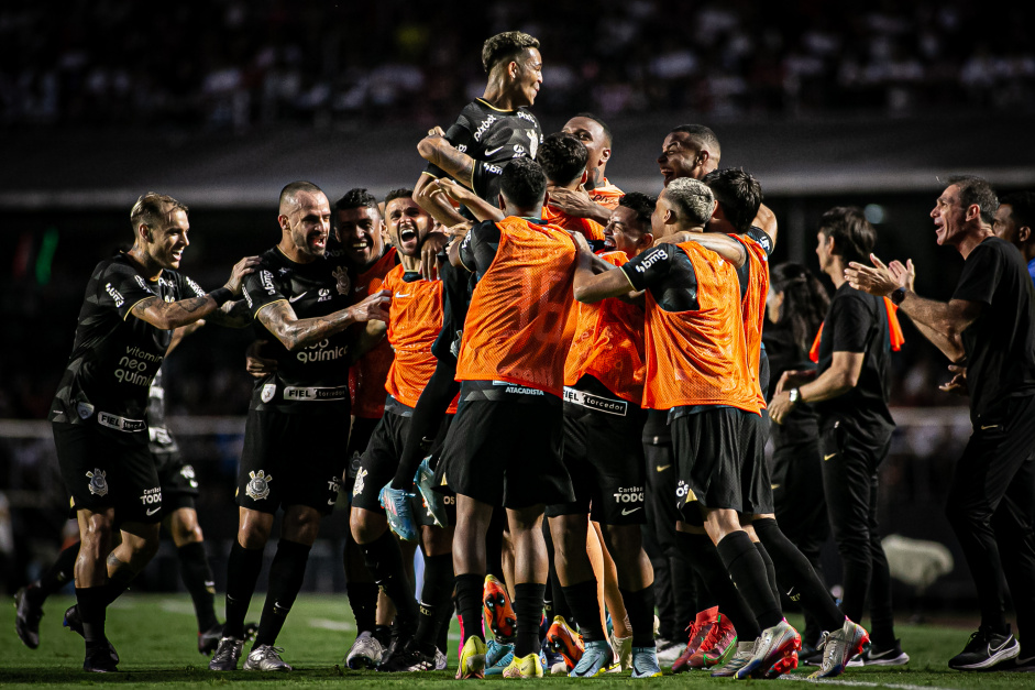 SP - Sao Paulo - 09/02/2023 - SUPERCOPA DO BRASIL FEMININA 2023,  CORINTHIANS X INTERNACIONAL - Diany Corinthians player celebrates his goal  during a match against Internacional at Arena Corinthians stadium for