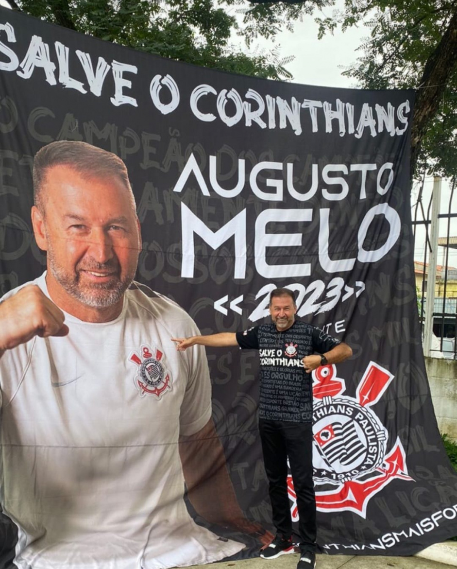 Augusto Melo  o primeiro candidato oficial  eleio presidencial do Corinthians