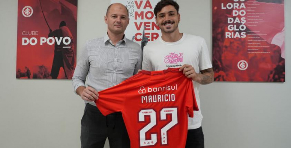 Mauricio renovou seu contrato com o Internacional at 2027