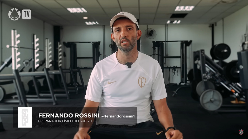 Fernando Rossini  o preparador fsico do Corinthians Sub-20