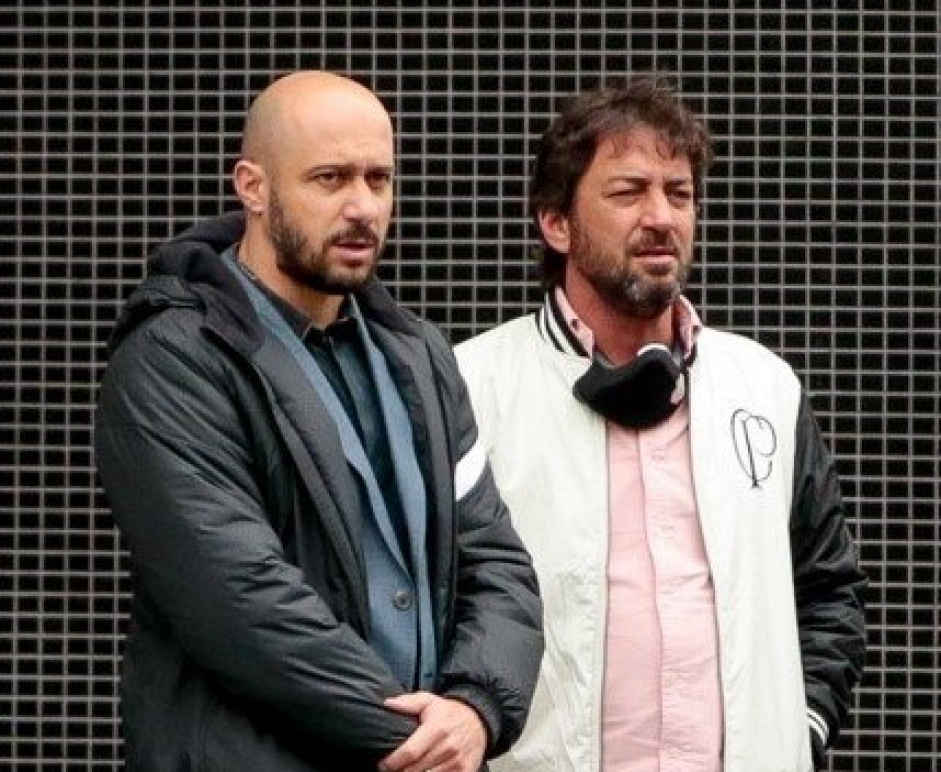 Alessandro (gerente) e Duilio Monteiro Alves (presidente) so os responsveis pelo futebol do clube