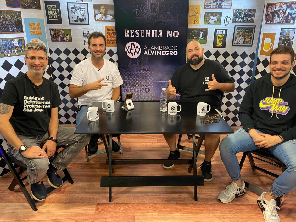 Podcast Alambrado Alvinegro ganhou novo cenrio