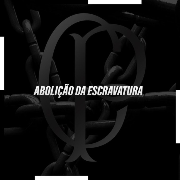 O Corinthians comentou a assinatura da Lei Áurea nas redes sociais