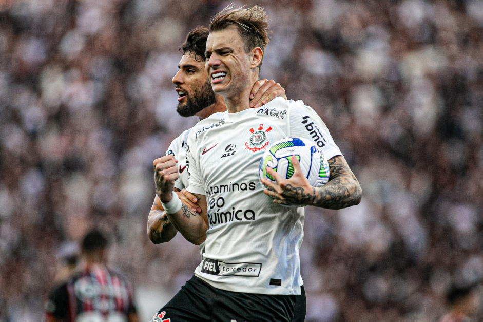 Róger Guedes é o único titular em todos os jogos do Corinthians em 2023