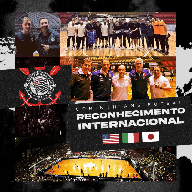 Corinthians recebeu convidados de honra do futsal mundial