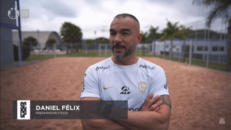 Preparador Fsico Daniel Flix, em entrevista a Corinthians TV