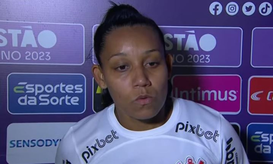 Ju Ferreira comenta primeiro gol com a camisa do Corinthians