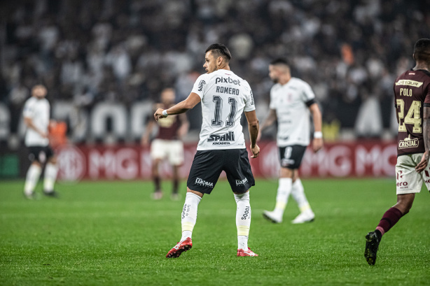 Romero voltou a entrar em campo pelo Corinthians ap�s quase dois meses