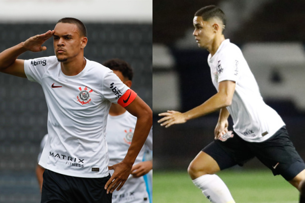 João Pedro Tchoca e Bahia celebraram a classificação do Corinthians na Copa do Brasil Sub-20