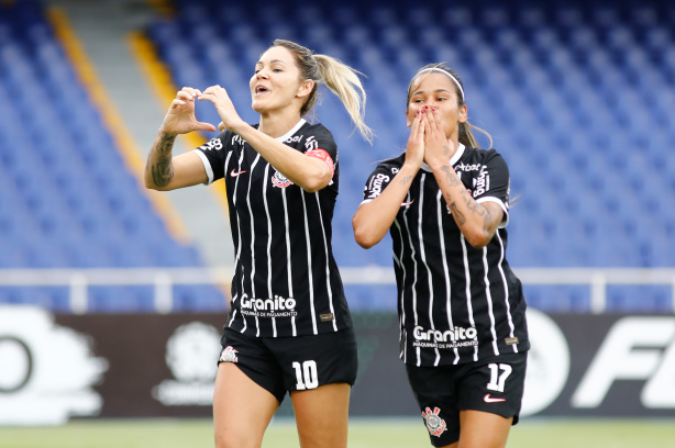Corinthians aplicou goleada de 5 a 0 contra o Libertad-Limpe�o no �ltimo jogo da fase de grupos da Libertadores Feminina 2023