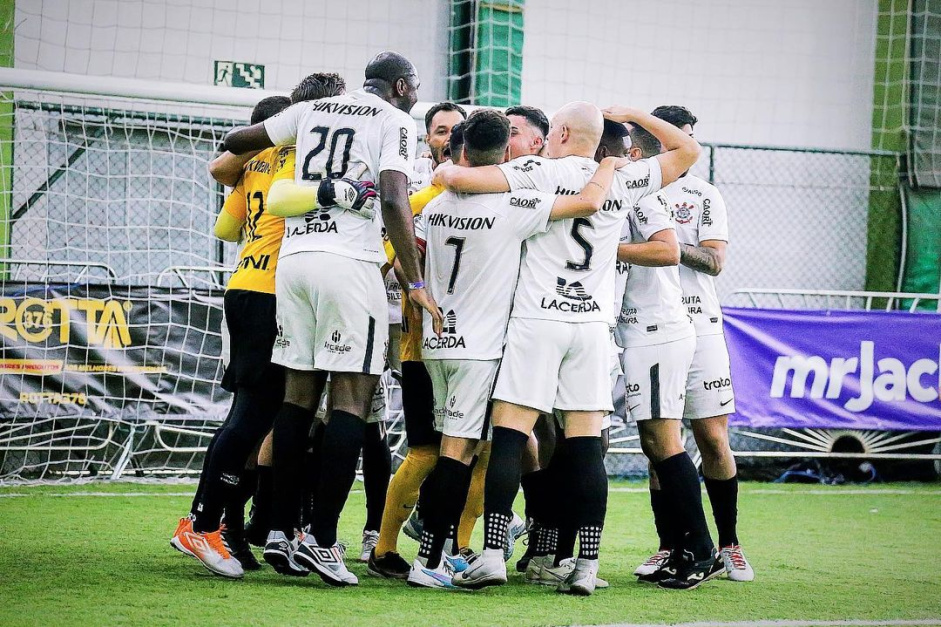 O Corinthians conquistou uma vaga nas oitavas de final da Liga Nacional de Fut7