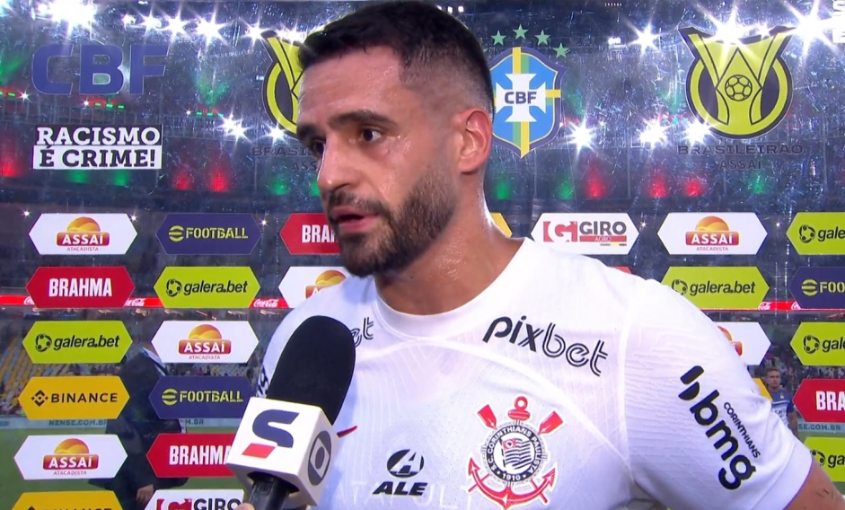 Renato Augusto comenta empate do Corinthians contra o Fluminense