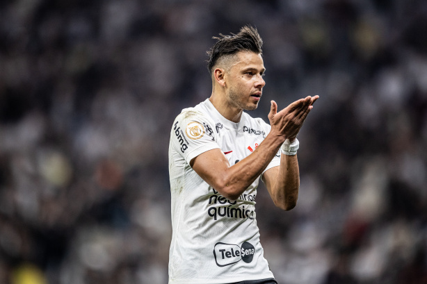 Romero comemora gol diante do Atl�tico-MG