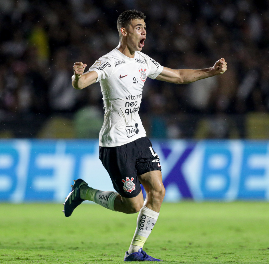 Gabriel Moscardo durante comemorao de gol contra o Vasco da Gama