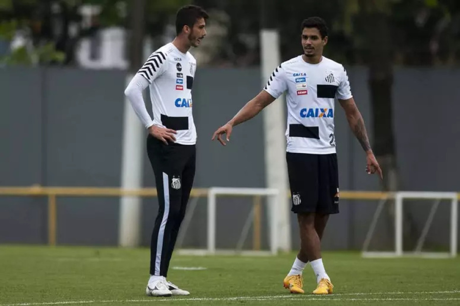 Gustavo Henrique e Lucas Verssimo fizeram dupla de sucesso no Santos
