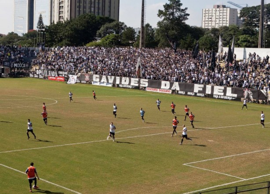 Corinthians treinava com frequncia na Fazendinha at final de 2010, quando inaugurou o CT Joaquim Grava, no Parque Ecolgico do Tiet