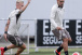 Corinthians segue prepara��o para o D�rbi com refor�os no gramado; veja como foi