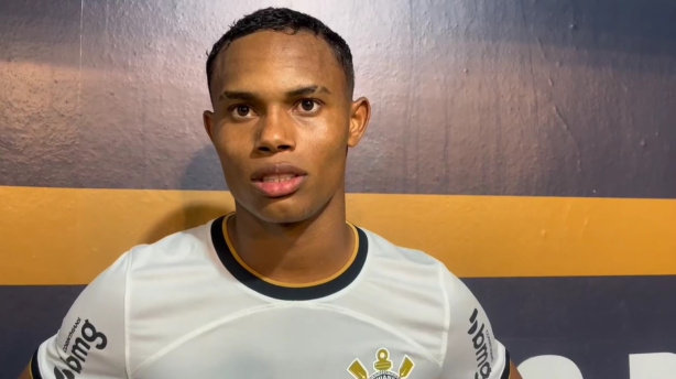 Rodrigão marcou o segundo gol da vitória corinthiana contra o Criciúma, pela Copa do Brasil Sub-17