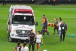 Jogadora do Corinthians deixa Neo Qumica Arena de ambulncia; atacante  liberada aps exames