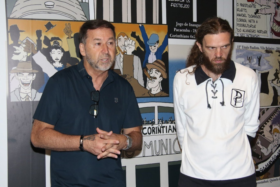 Augusto Melo e Fernando Wanner estiveram presentes no evento "Era de Ouro"