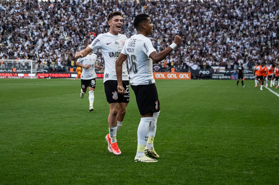 Wesley marcou o milsimo gol do Corinthians na histria do Brasileiro por pontos corridos