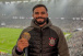 Medalhista ol�mpico acompanha empate do Corinthians na Neo Qu�mica Arena; veja registro