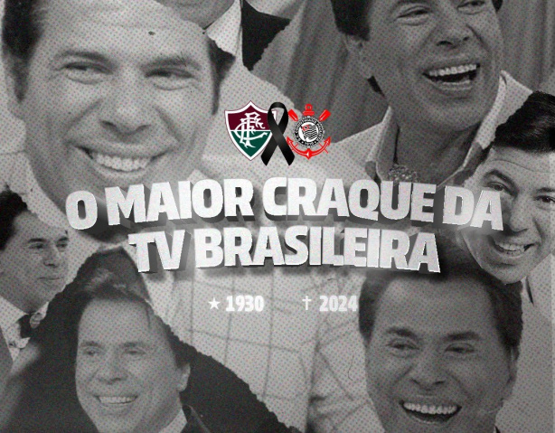 Silvio Santos será homenageado pelo Corinthians e Fluminense antes de a bola rolar