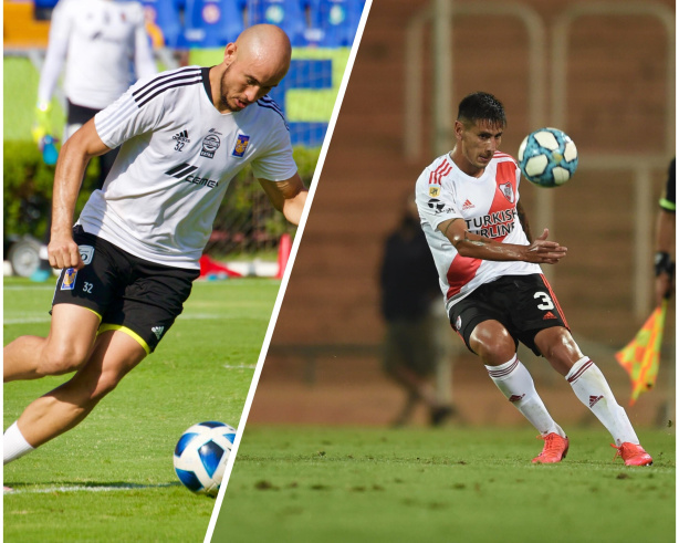Corinthians tem interesse em contar com Carlos Gonz�lez (esquerda) e Fabr�zio Angileri (direita)