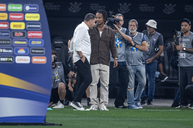 André Carrillo está na Neo Química Arena para acompanhar o duelo diante do Juventude