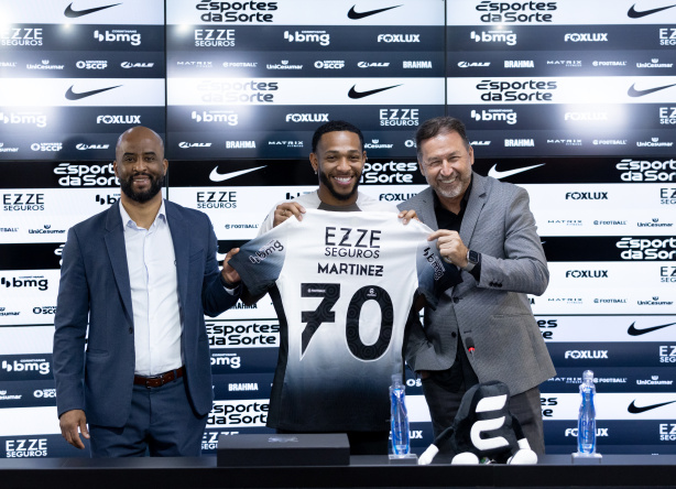 José Martínez foi oficialmente apresentado como jogador do Corinthians nesta quinta-feira
