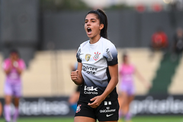 Eudimilla marcou três gols e ainda deu uma assistência na partida do Timão contra o Adiffem, da Venezuela