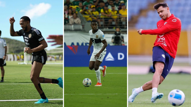 Félix Torres e Martínez foram titulares por suas seleção, enquanto Romero entrou no segundo tempo