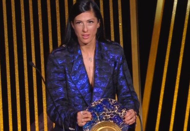Craque espanhola � eleita vencedora do Pr�mio S�crates durante cerim�nia da Bola de Ouro 2024