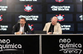 Augusto Melo ao lado de Vinicius Manfredi, agora ex-superintendente de marketing