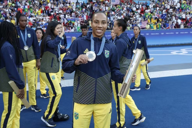 Thais Ferreira, de 28 anos, foi medalhista de prata em Paris 2024