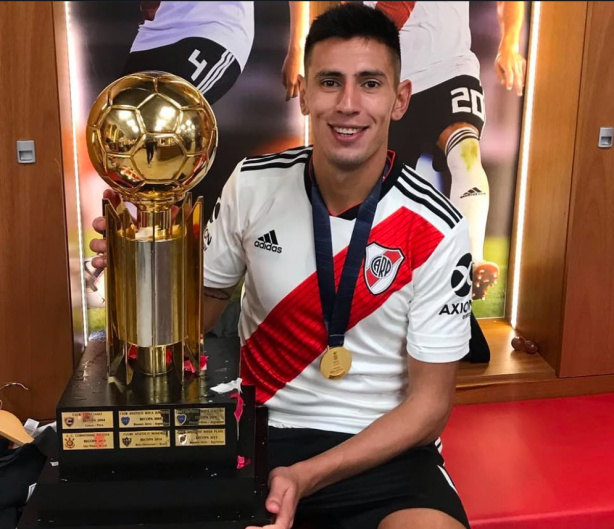 Angileri foi multicampe�o em sua passagem pelo River Plate