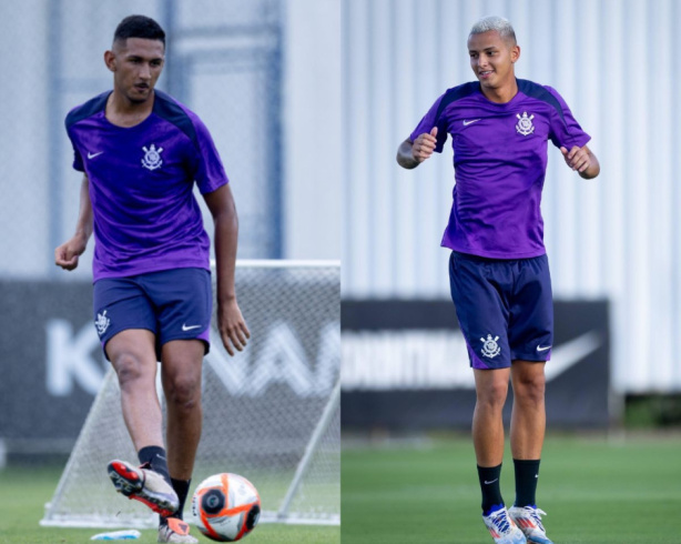 Renato (esq.) e Kayke (dir.) foram promovidos ao profissional neste início de temporada