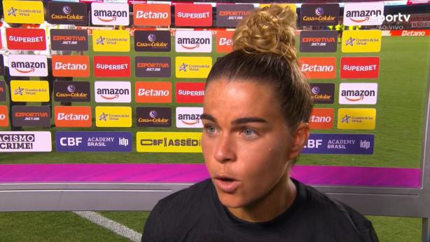Tamires foi titular na final da Supercopa Feminina