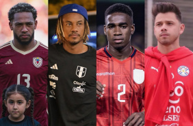 Jos Martnez, Andr Carrillo, Flix Torres e Romero entraram em campo nesta tera-feira