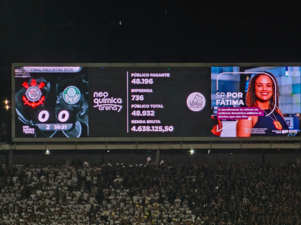 Torcida do Corinthians bateu recorde de p�blico