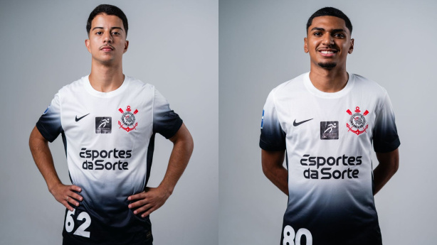 Kauã (à esquerda) e Andeilson (à direita) foram contratados neste ano para reforçarem o Sub-20 do Corinthians Futsal
