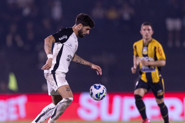 Yuri Alberto entrou no segundo tempo da partida contra o Novorizontino