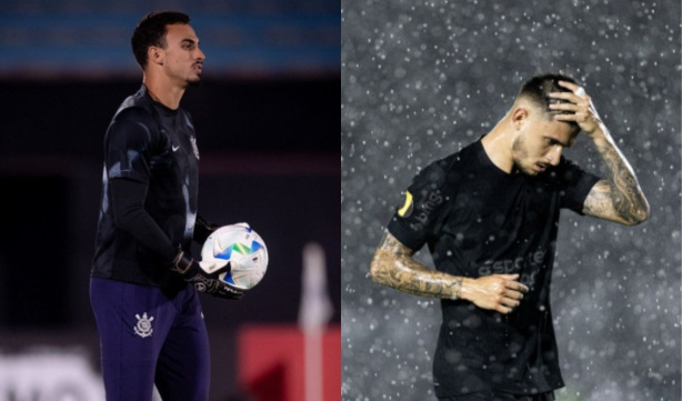 Matheus Donelli (esq.) e especialmente Léo Mana (dir.) não vêm tendo espaço desde que Dorival Júnior assumiu o Corinthians