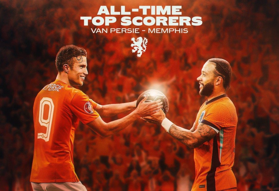 de positie van memphis depay 5 letters