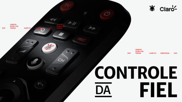 Operadora lançou controle que leva direto aos jogos do Corinthians com um único botão
