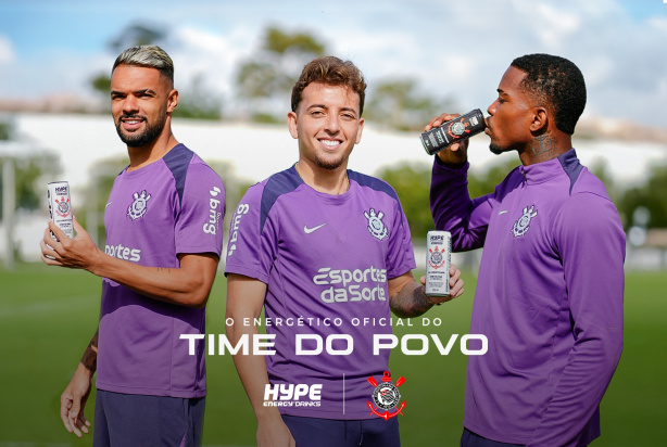 Corinthians anuncia collab com a Hype Energy Drinks