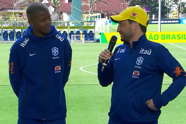 Jhonson e Arthur Elias concederam entrevista para a CBF antes do sorteio da Copa do Brasil