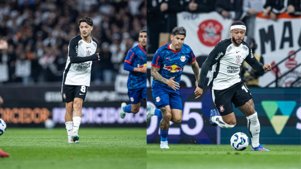 Rodrigo Garro e Memphis foram titulares na derrota do Corinthians para o Red Bull Bragantino